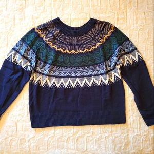 Shein fair isle sweater
